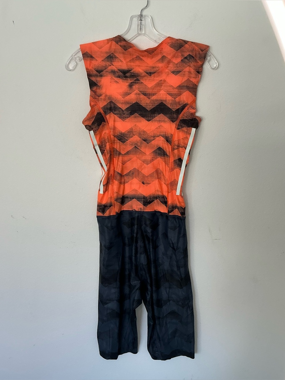 Adidas Climachill Energy Running Compression Suit Orange Black Size Small - Picture 6 of 10